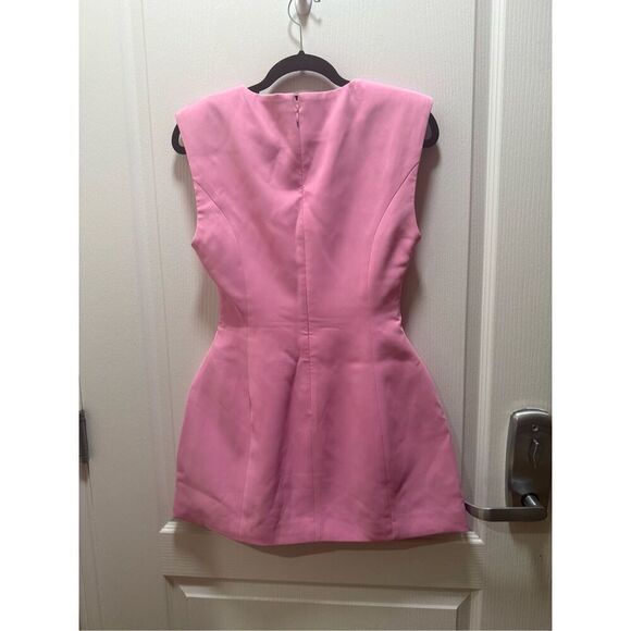 CURAAE Cariss Sleeveless Mini Dress in Pink Wedding/Vacation Dress Size XS NWT - Picture 5 of 6